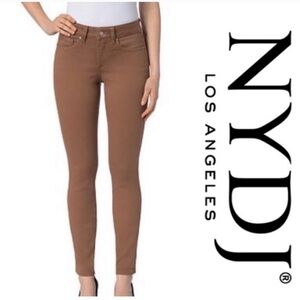 NYDJ Alina Woman Tan Skinny Jeans . Size 10